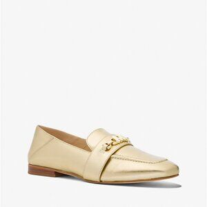 Michael Kors Tiffanie Metallic Leather Loafer